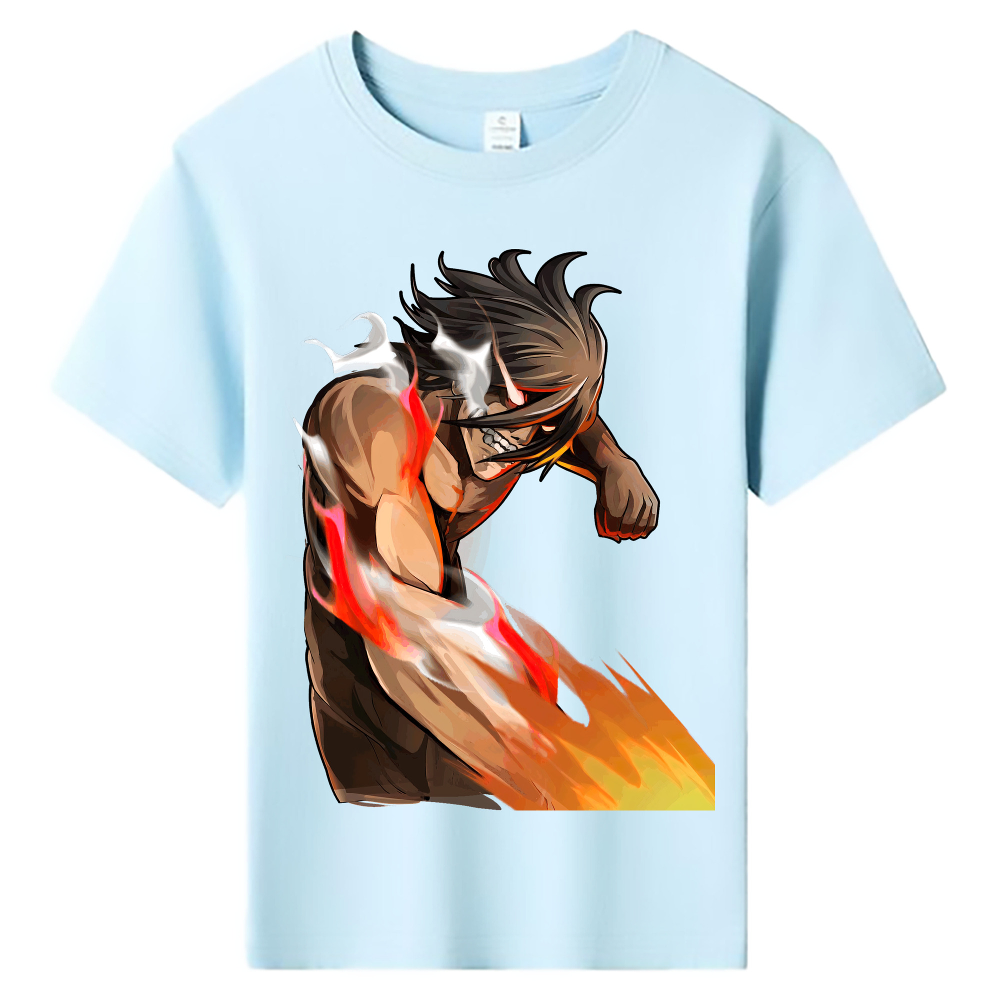 （画像用） 進撃の巨人 Attack on Titan 綿100％キッズTシャツ（フロントプリント）